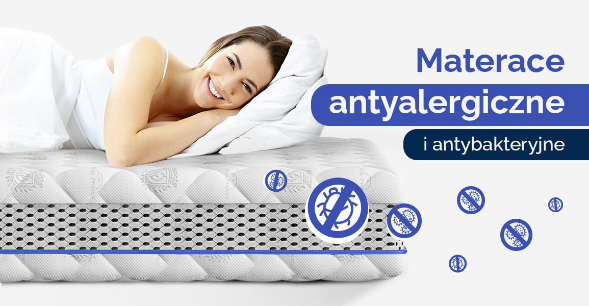 Materac antyalergiczny i antybakteryjny